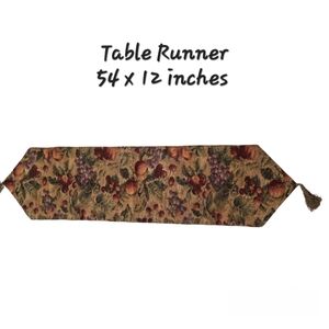 Hanging Fruit Table Runner